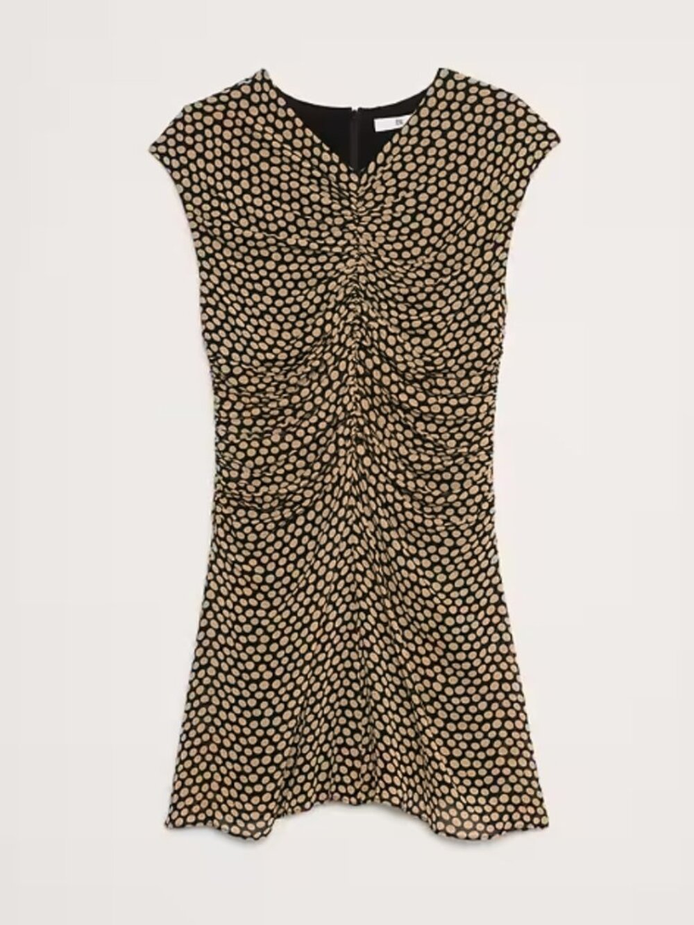 NWT Banana Republic Georgette Ruched-Front Mini Dress
